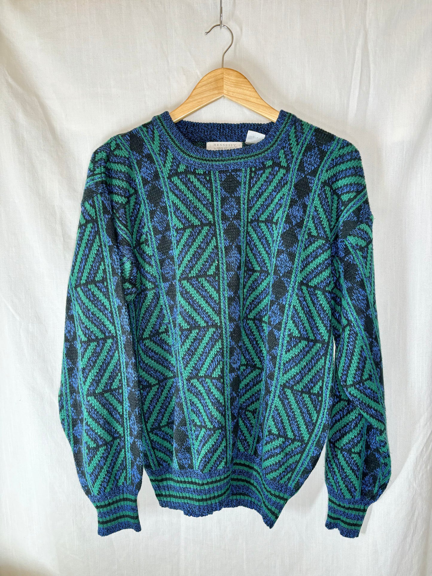 Vintage 80’s Boho Graphic Sweater