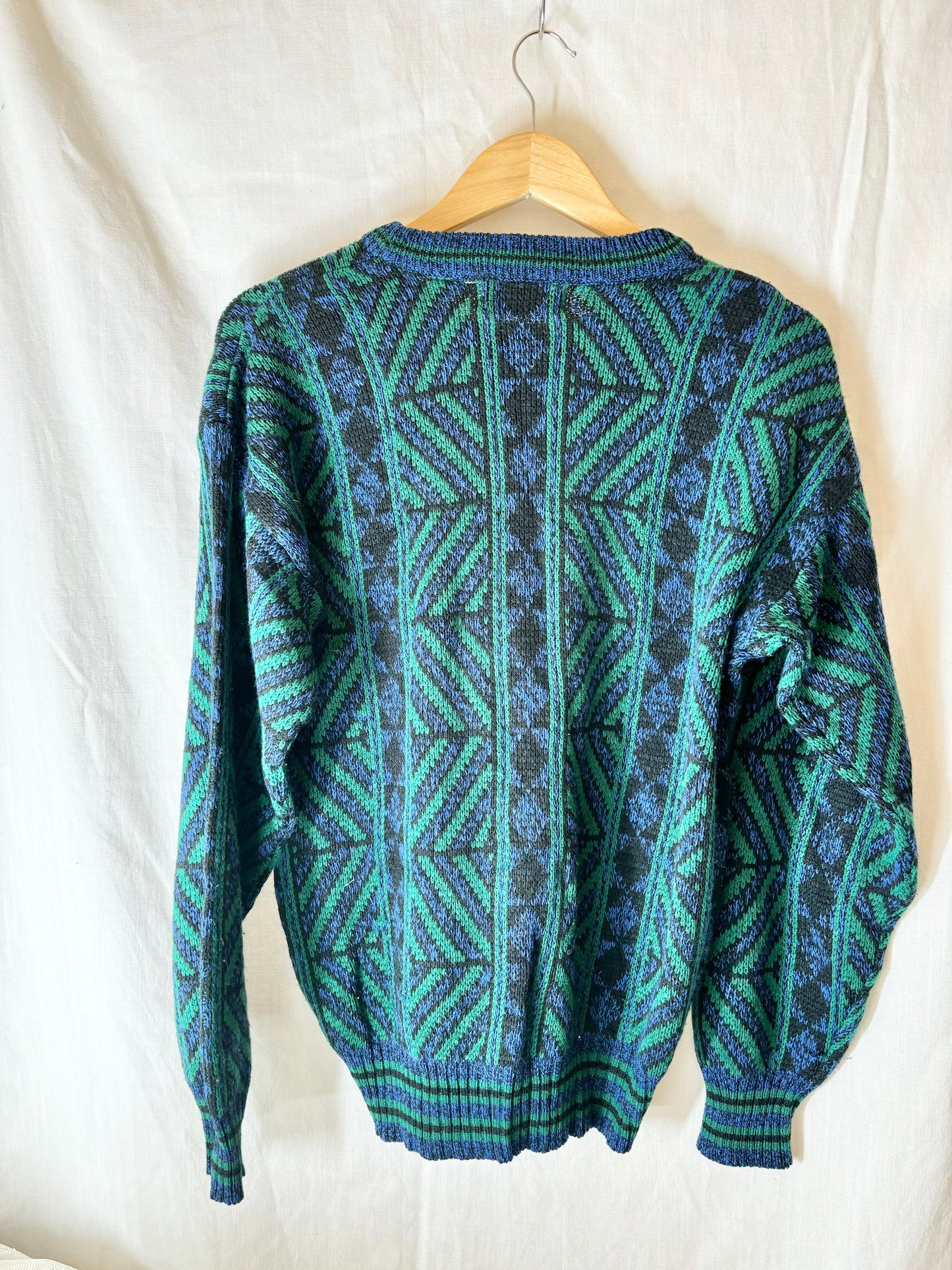 Vintage 80’s Boho Graphic Sweater
