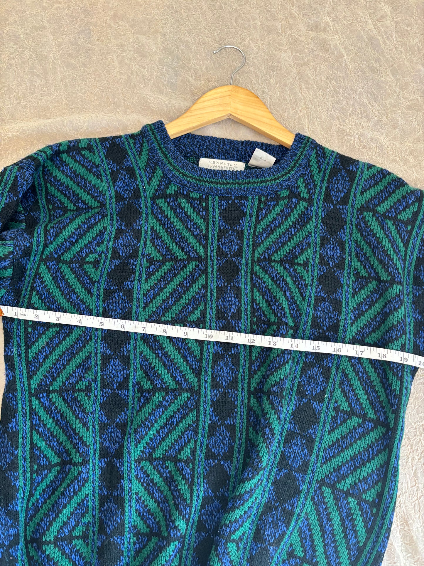 Vintage 80’s Boho Graphic Sweater