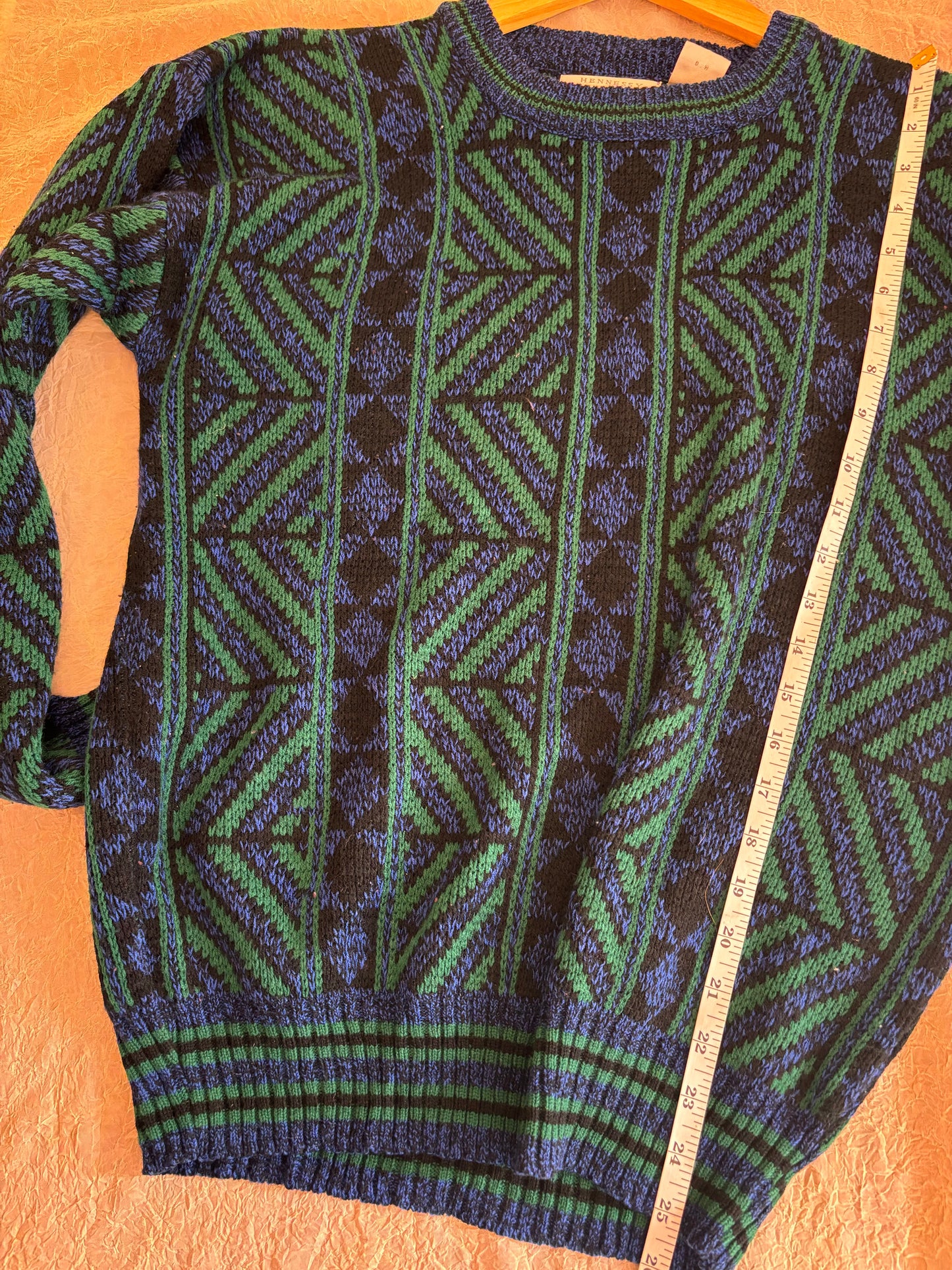 Vintage 80’s Boho Graphic Sweater