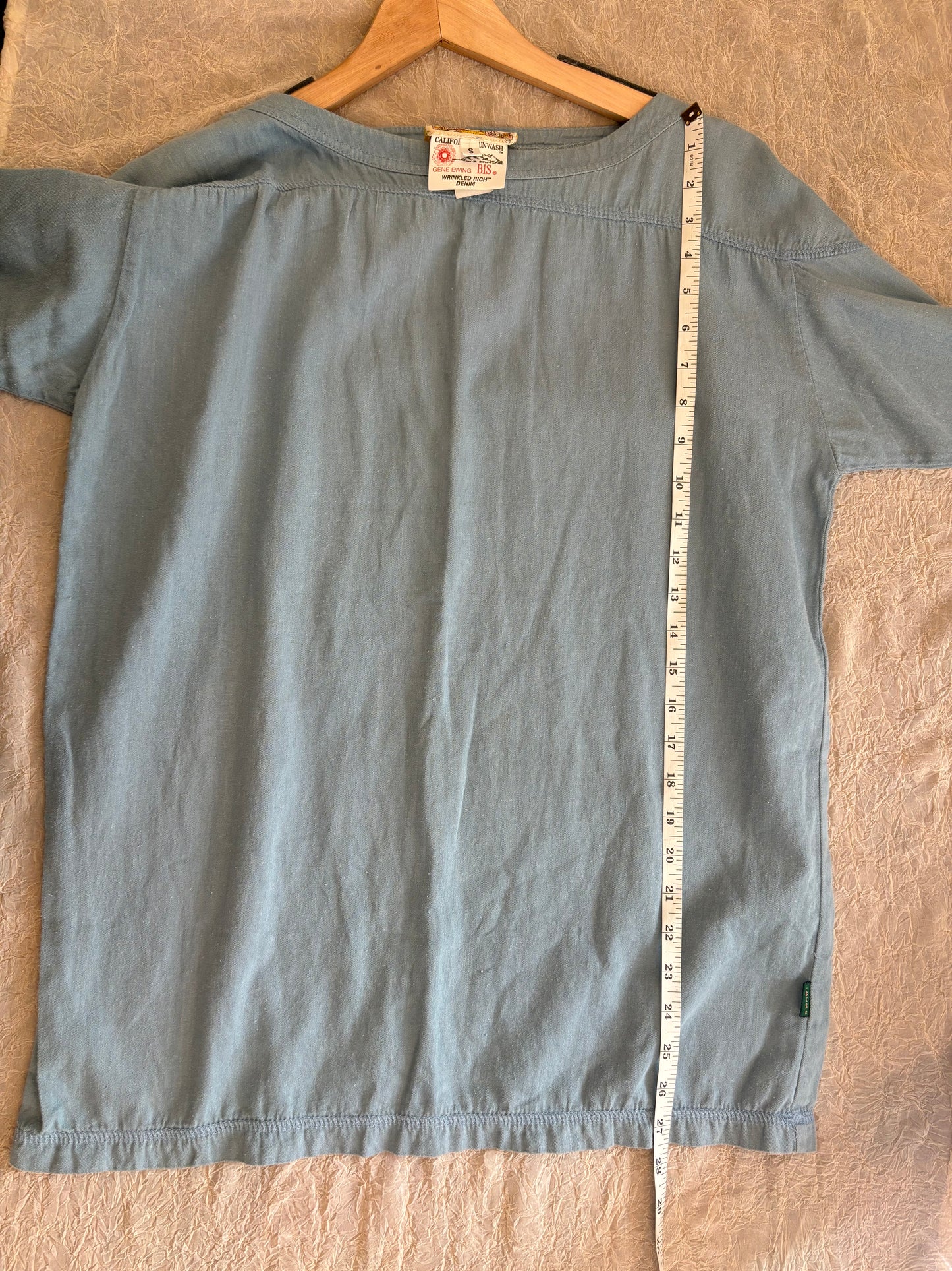 Timeless Blue Wash blouse