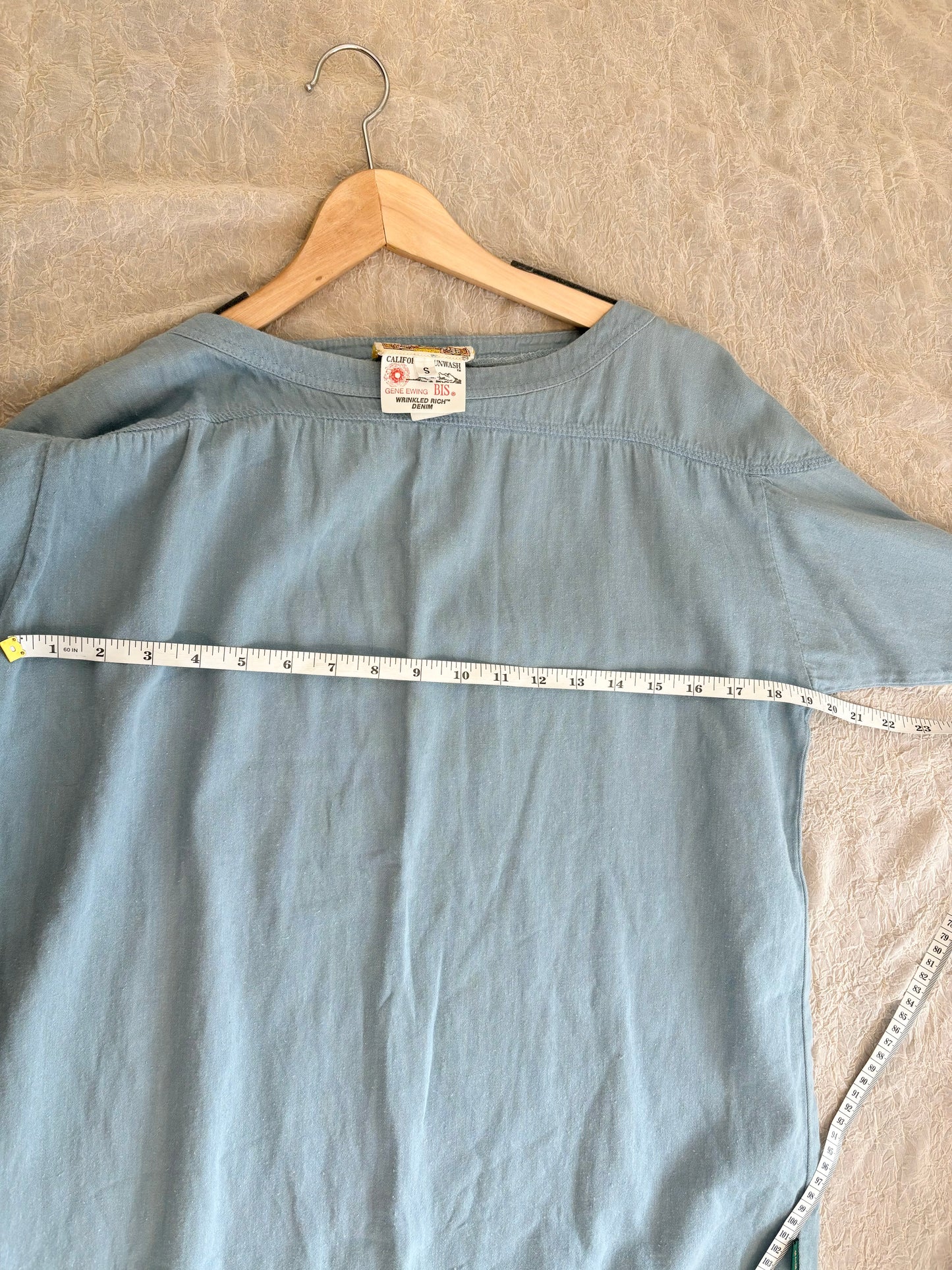 Timeless Blue Wash blouse