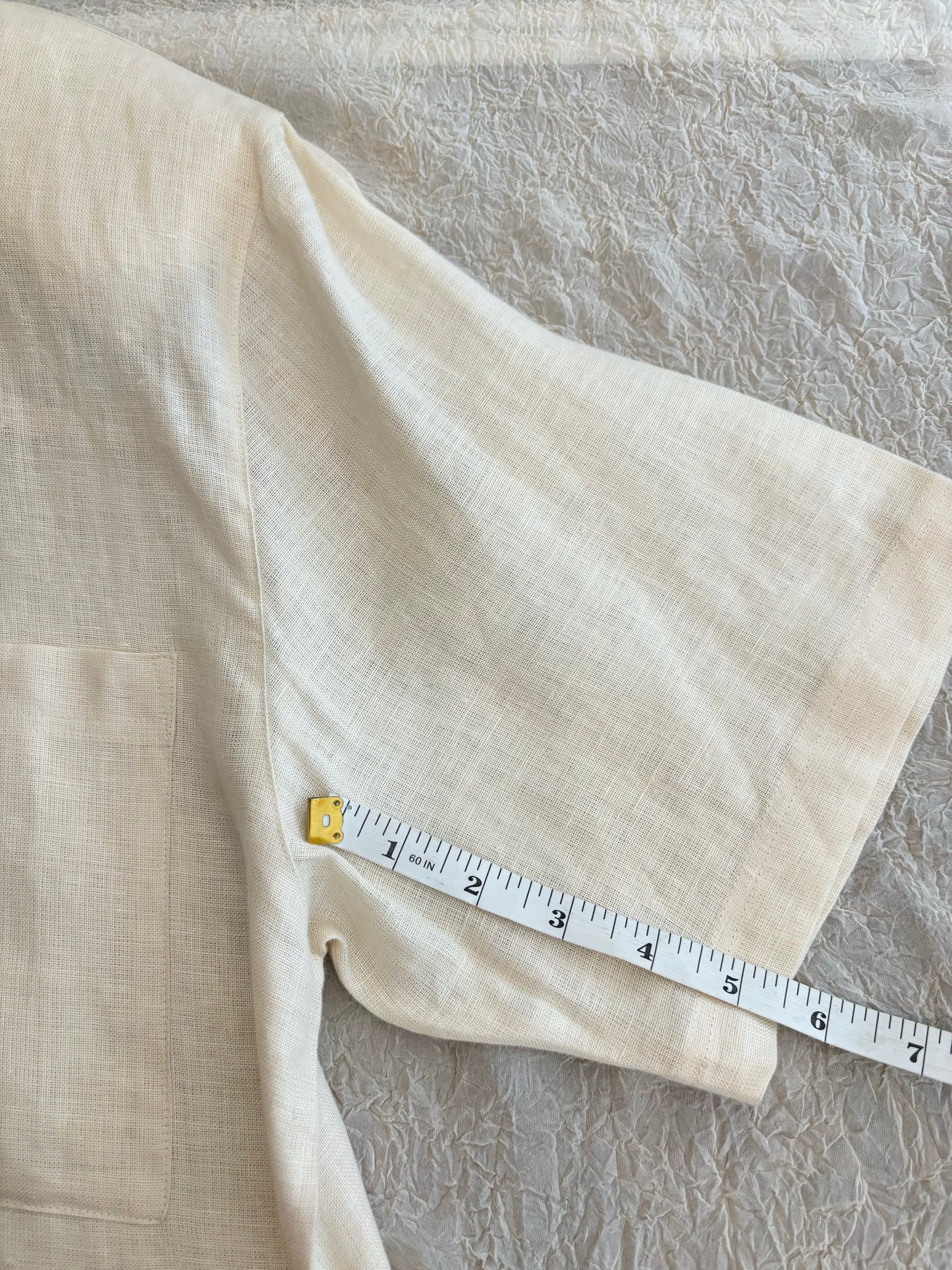 Pure Linen classic  blouse