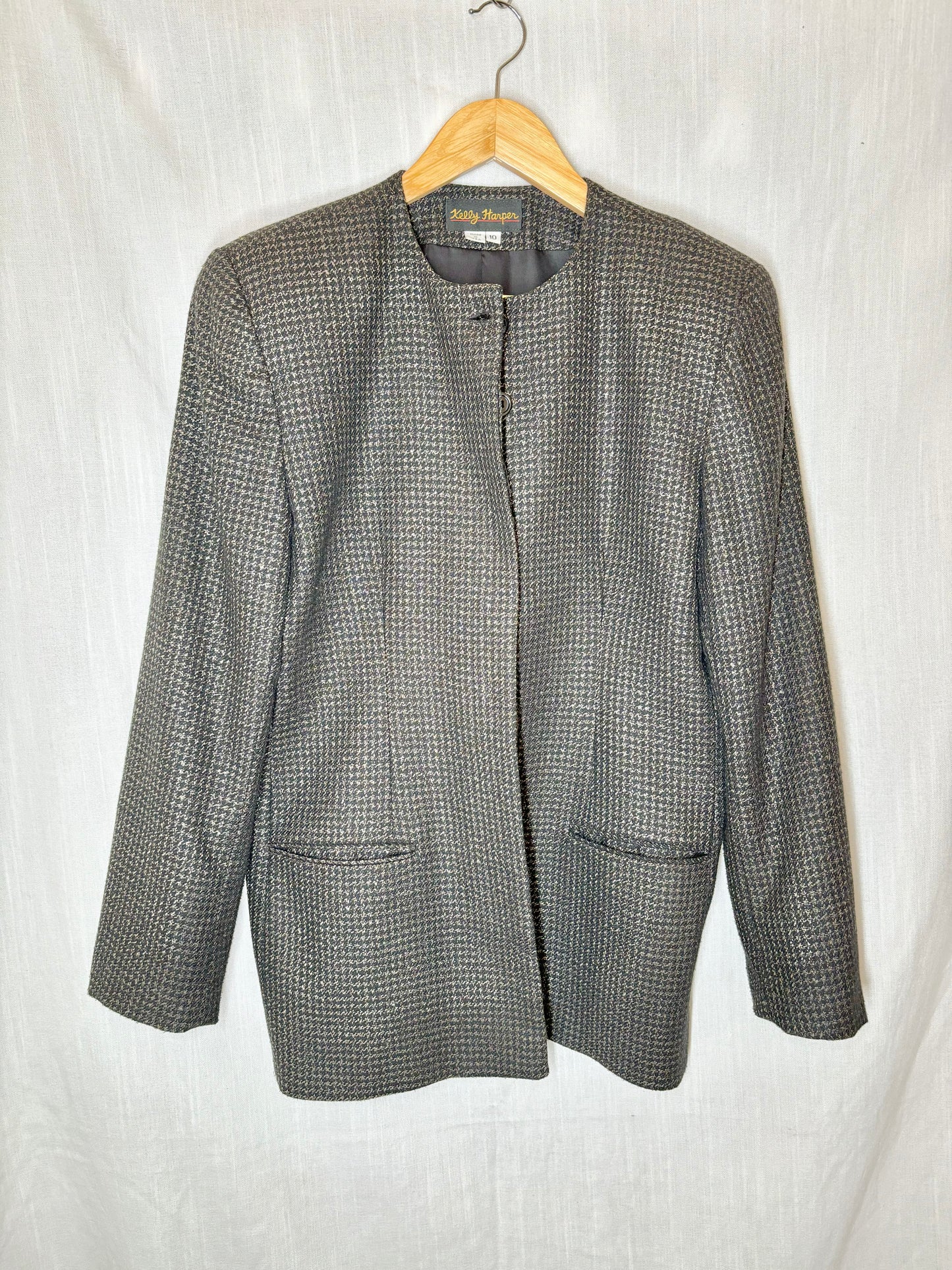 Classic Black Houndstooth Work Blaze