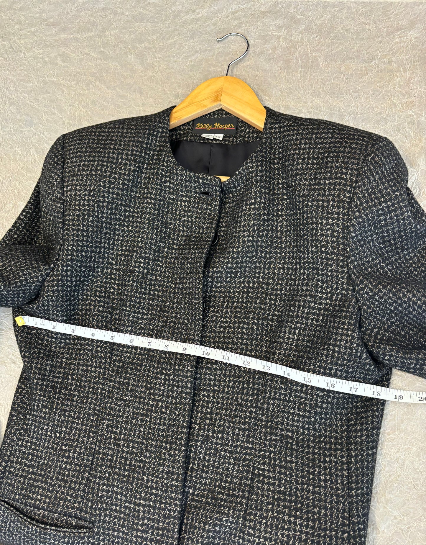 Classic Black Houndstooth Work Blaze