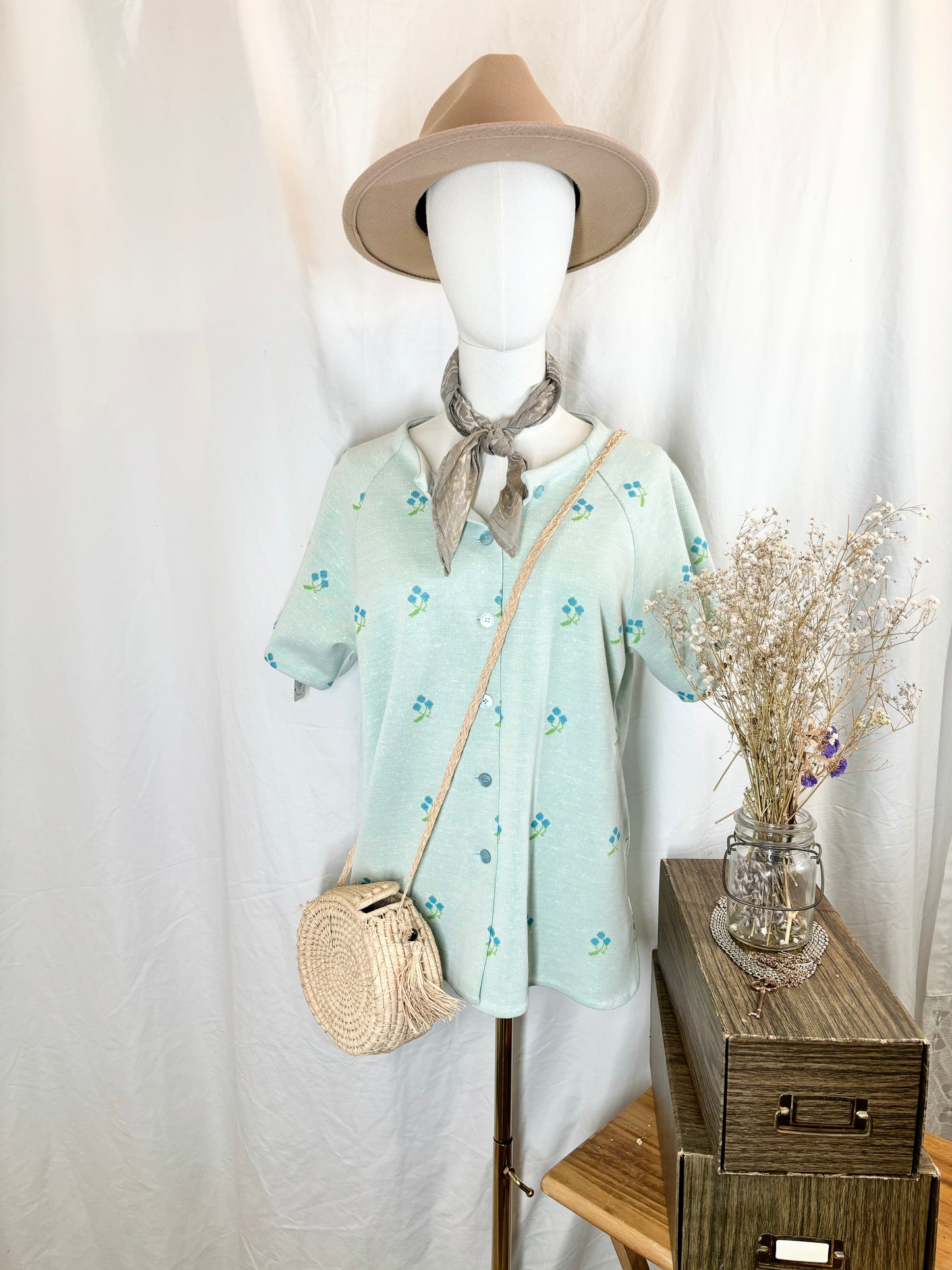 Wildflower Mint Blouse