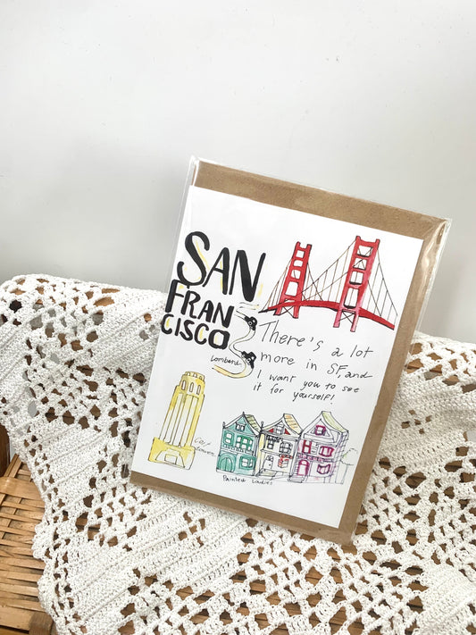 San Francisco greeting card