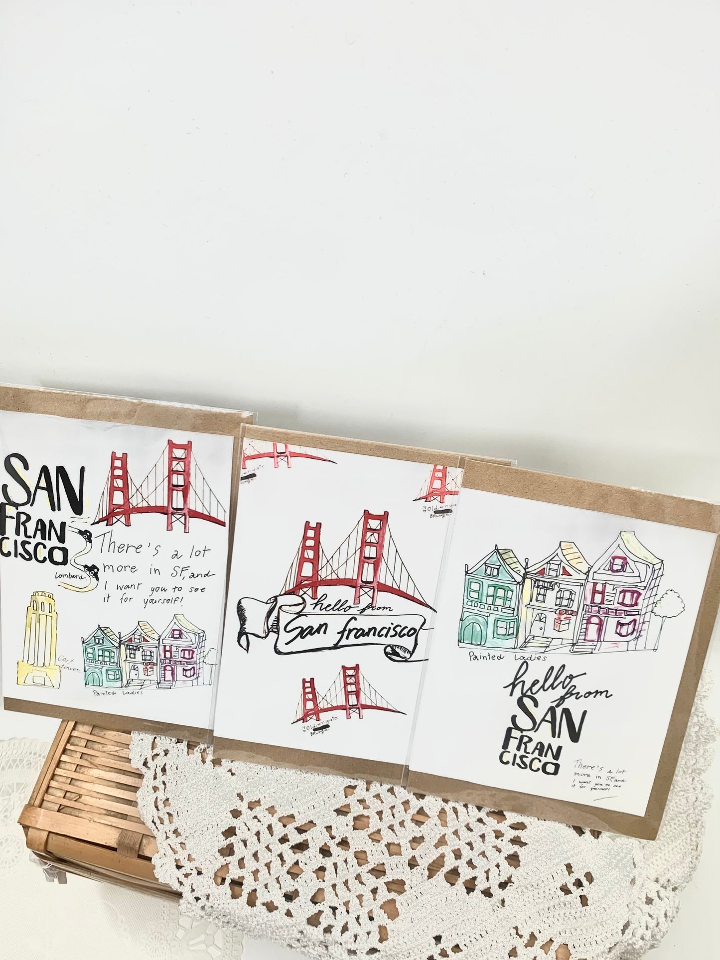 Golden Gate Bridge greeting card