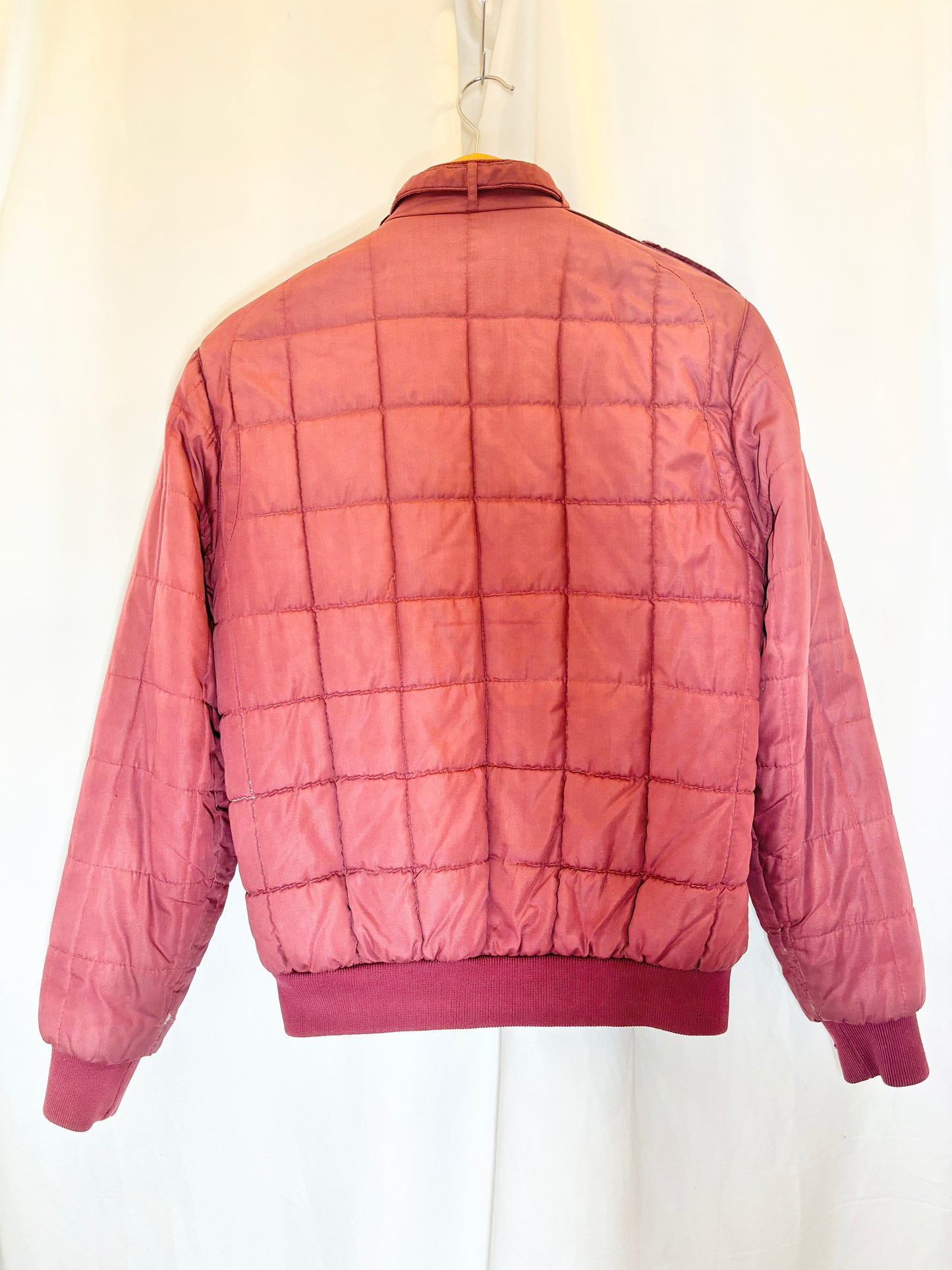 Vintage quilted bomber jacket S