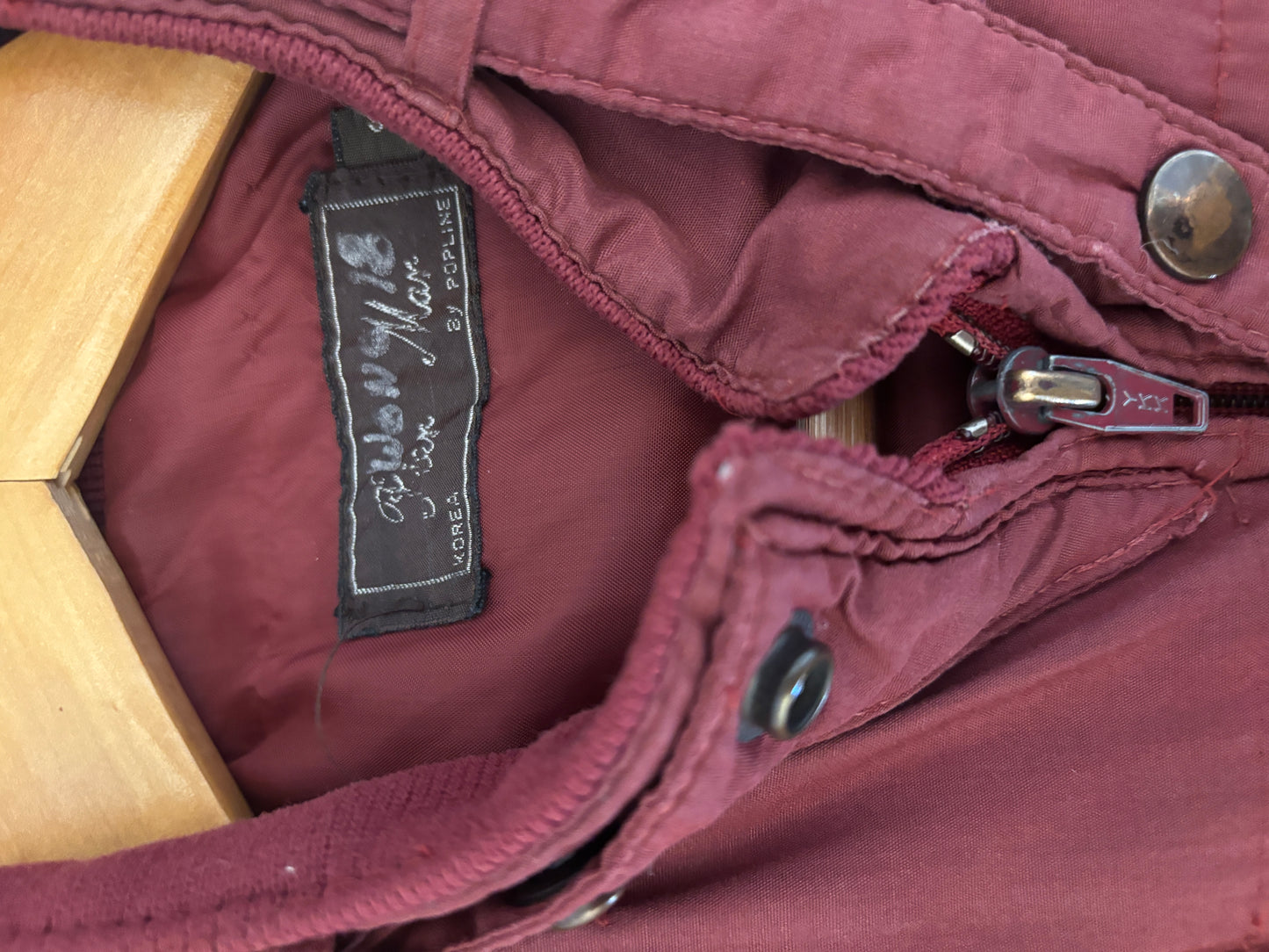 Vintage quilted bomber jacket S
