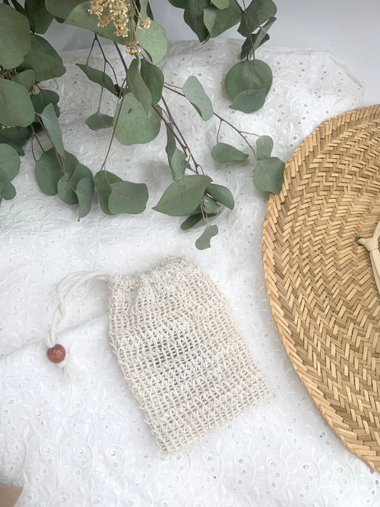 Natural Plant Based Sisal Soap Saver Pouch
