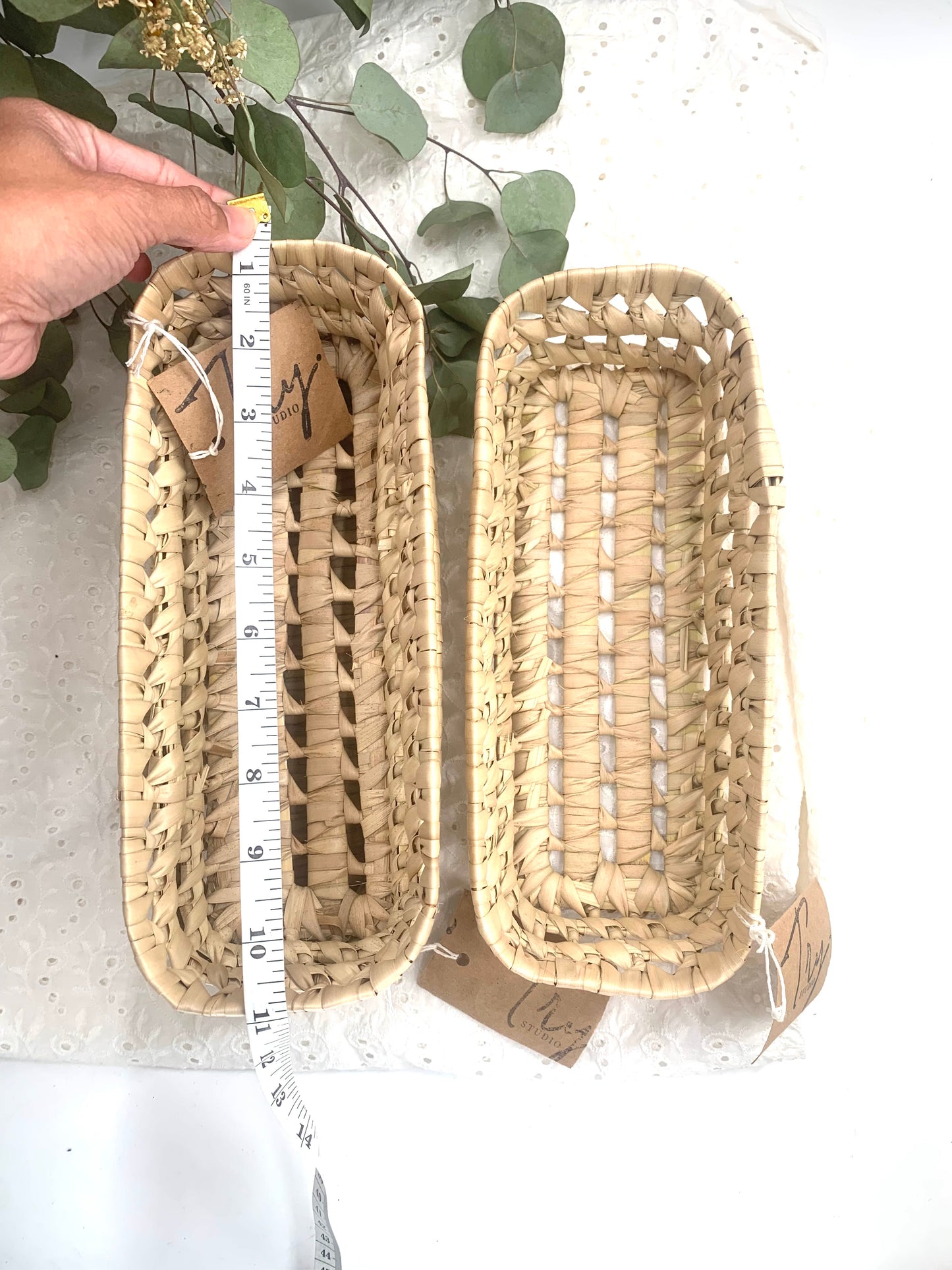 Open Weave Storage Basket