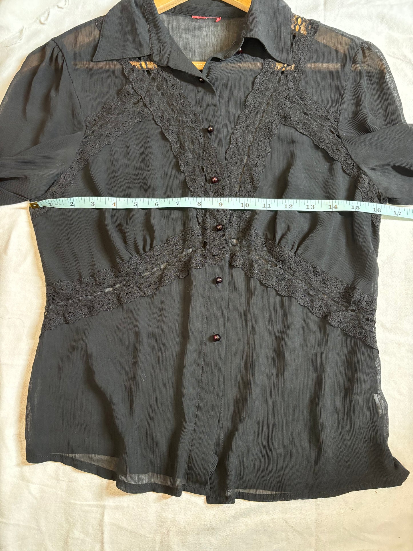 Mystic Charm Sheer Blouse
