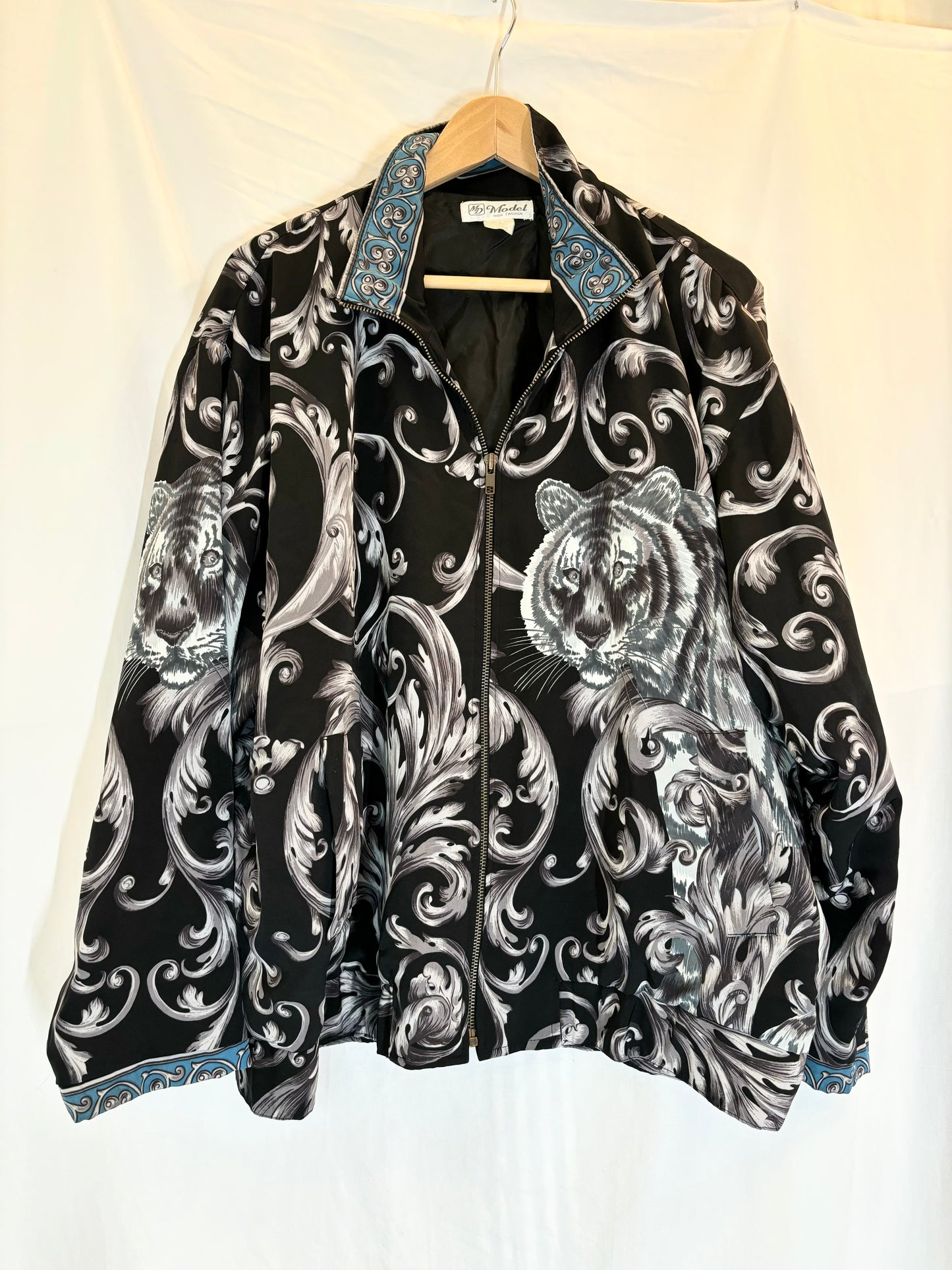 Vintage 80s Tiger Zip Jacket