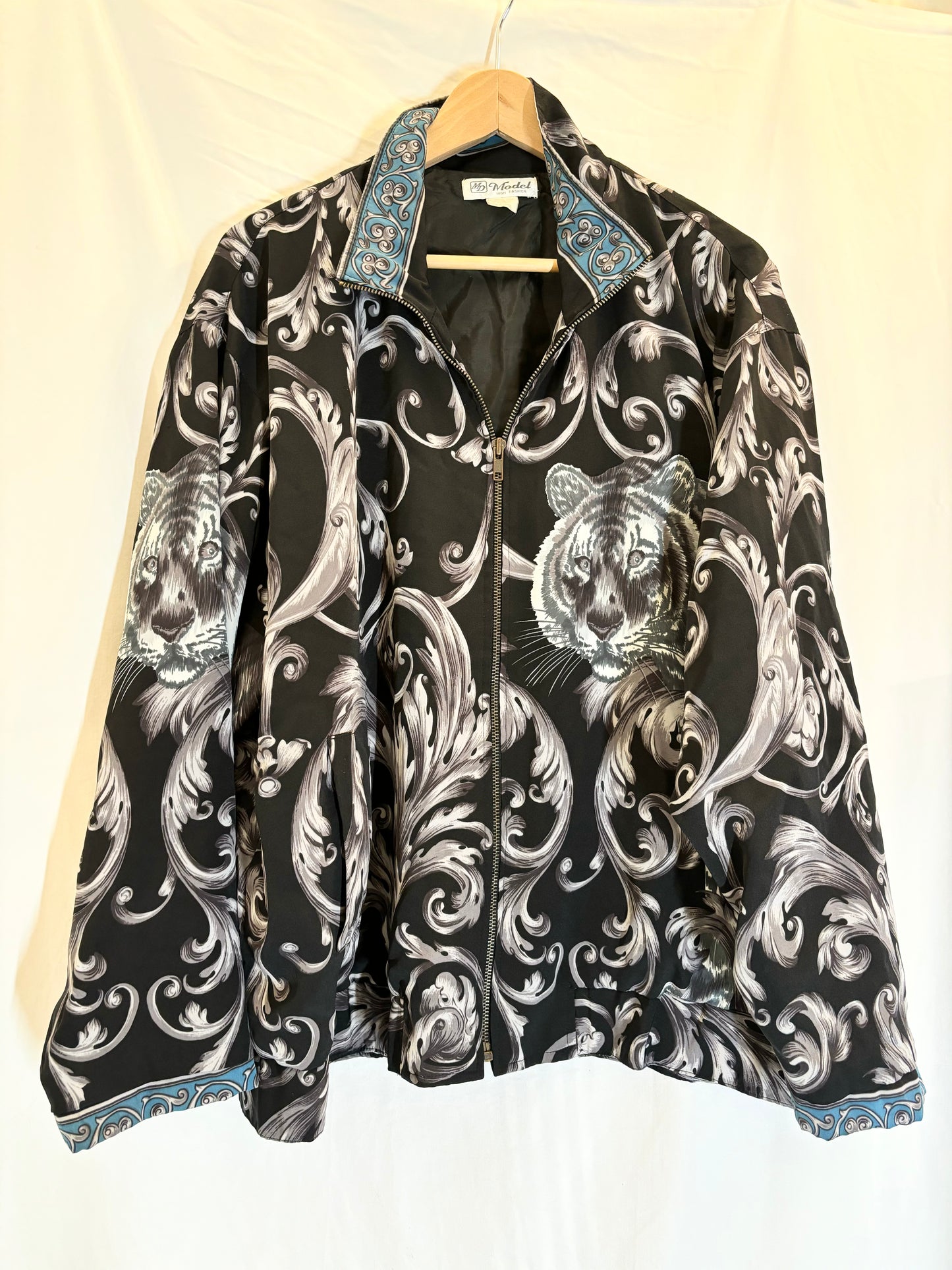 Vintage 80s Tiger Zip Jacket