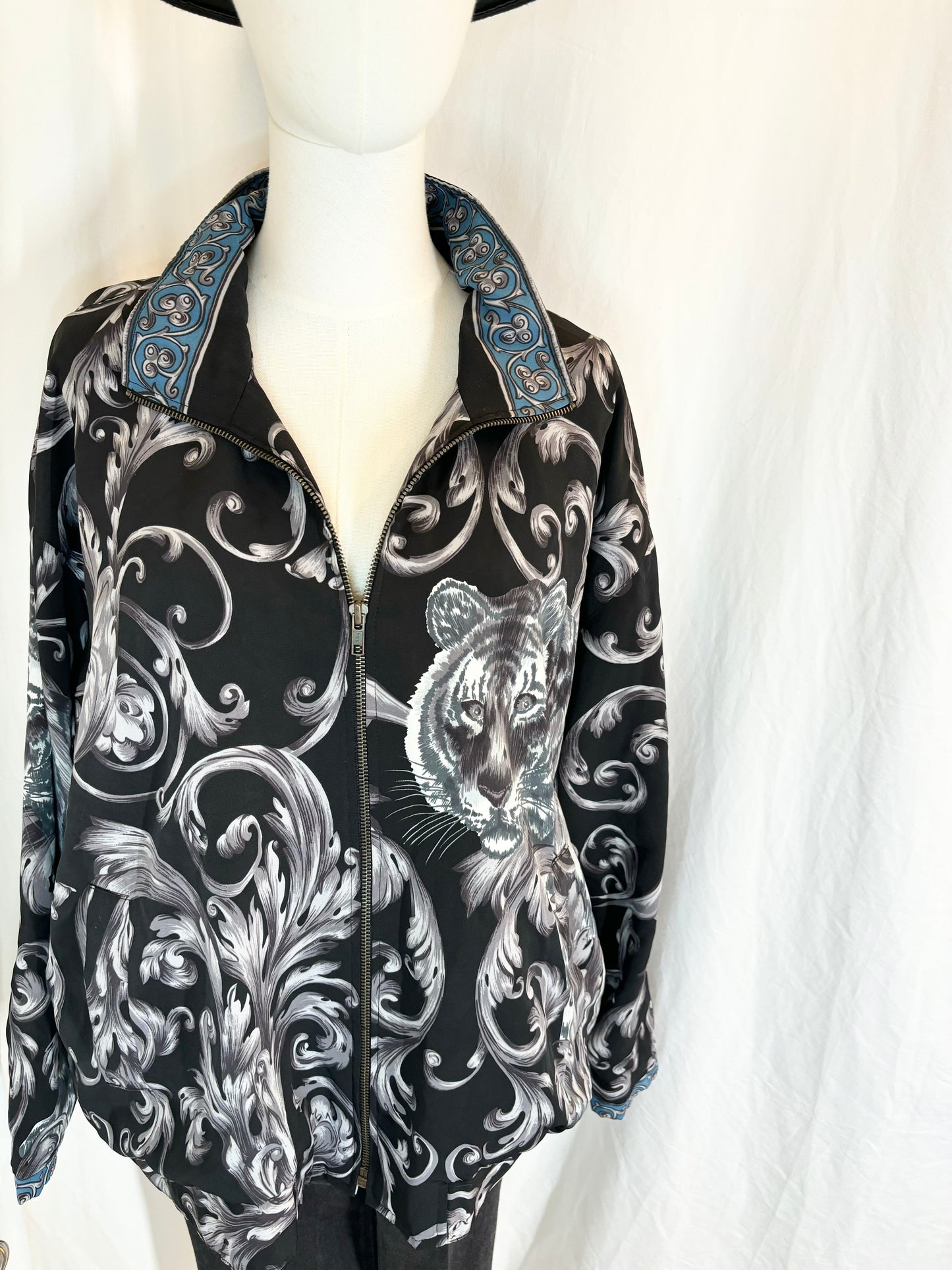 Vintage 80s Tiger Zip Jacket