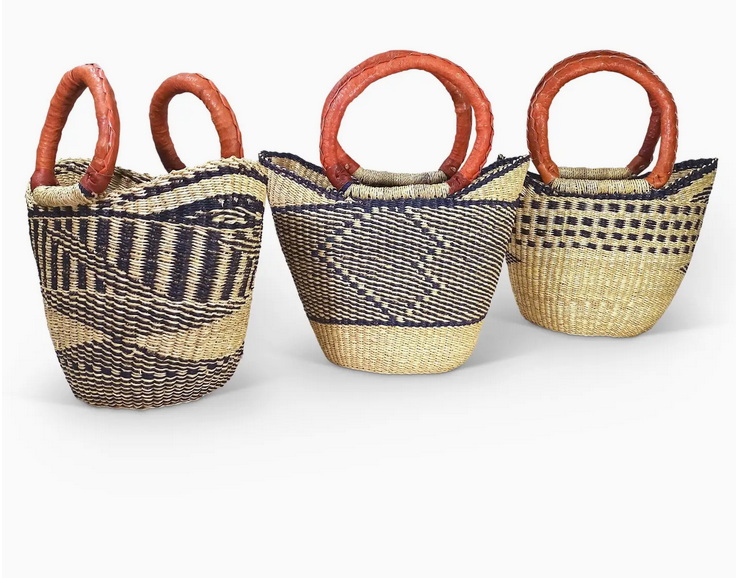 Classic picnic handwoven basket (small)