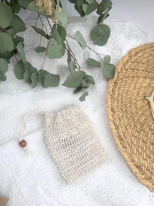 Natural Plant Based Sisal Soap Saver Pouch