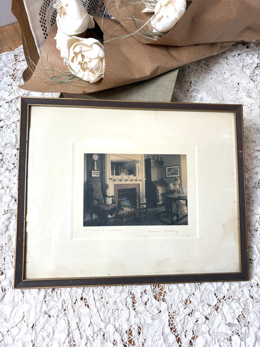 Vintage Hand-Colored Photograph by Wallace Nutting