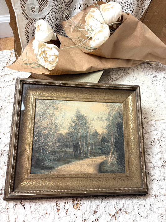 Vintage Hand-Colored Photograph by Wallace Nutting