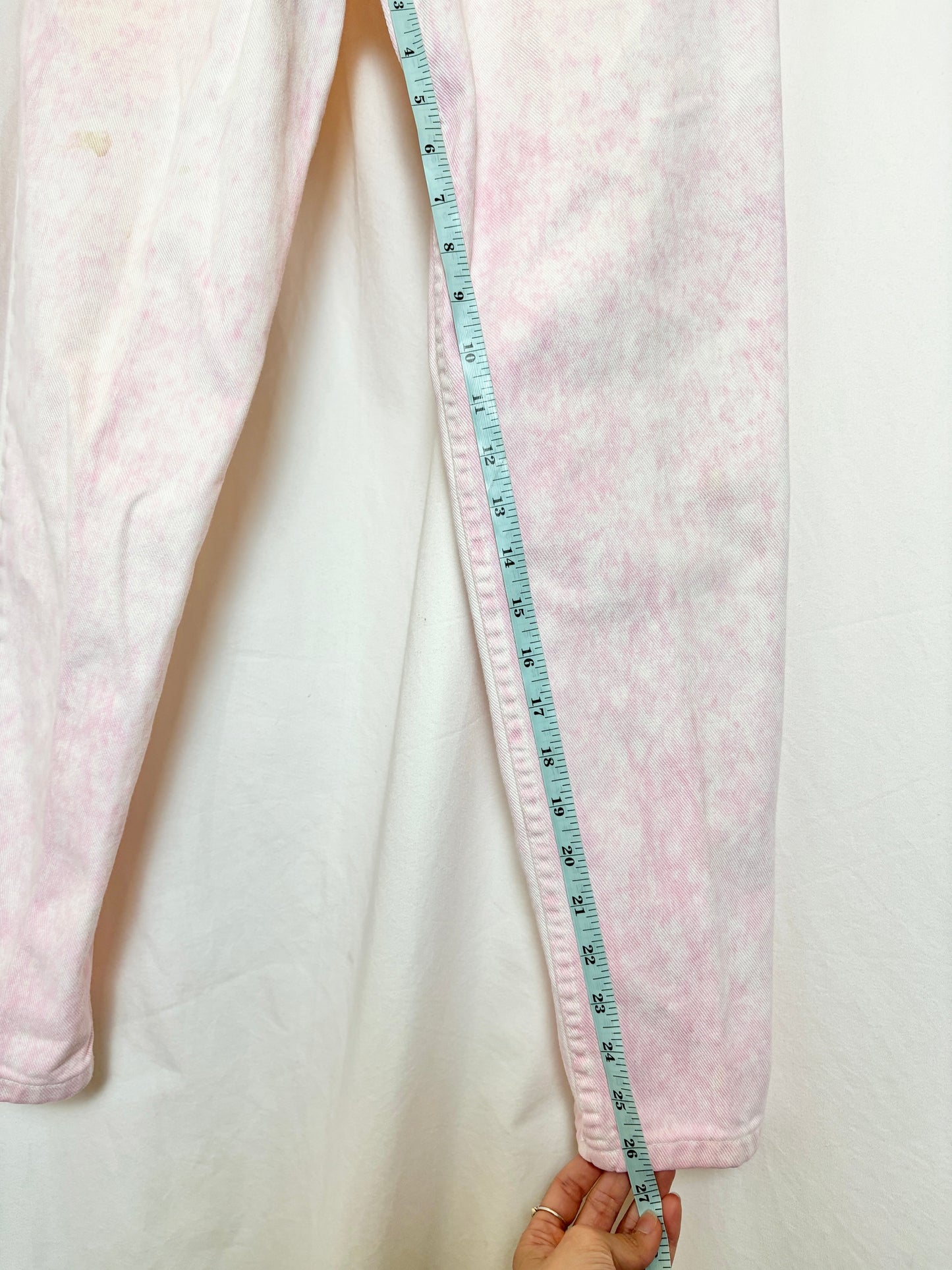 Vintage 80s LEE Pink Stone Wash