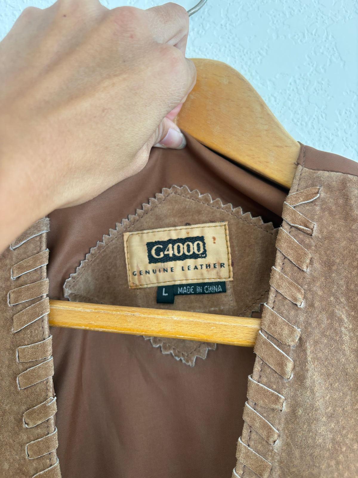 The VTG Fashions G4000 Vest in tan color