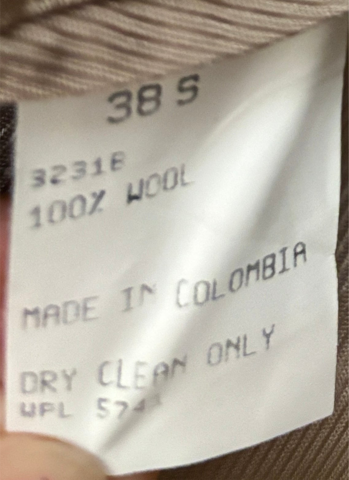 The Oscar de la Renta 100% wool