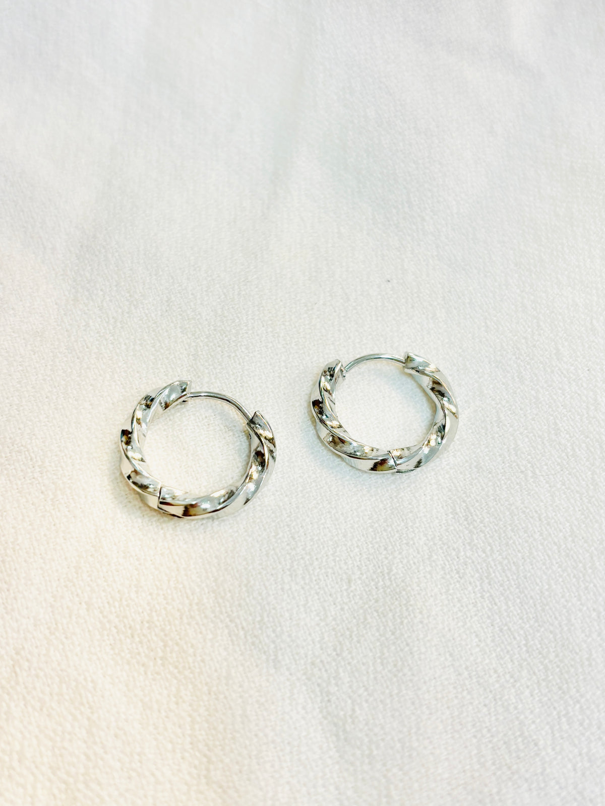 18K Gold PVD Huggie Hoops