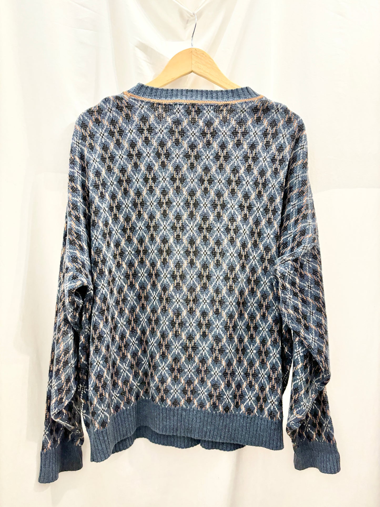 Geometric Cotton Sweater
