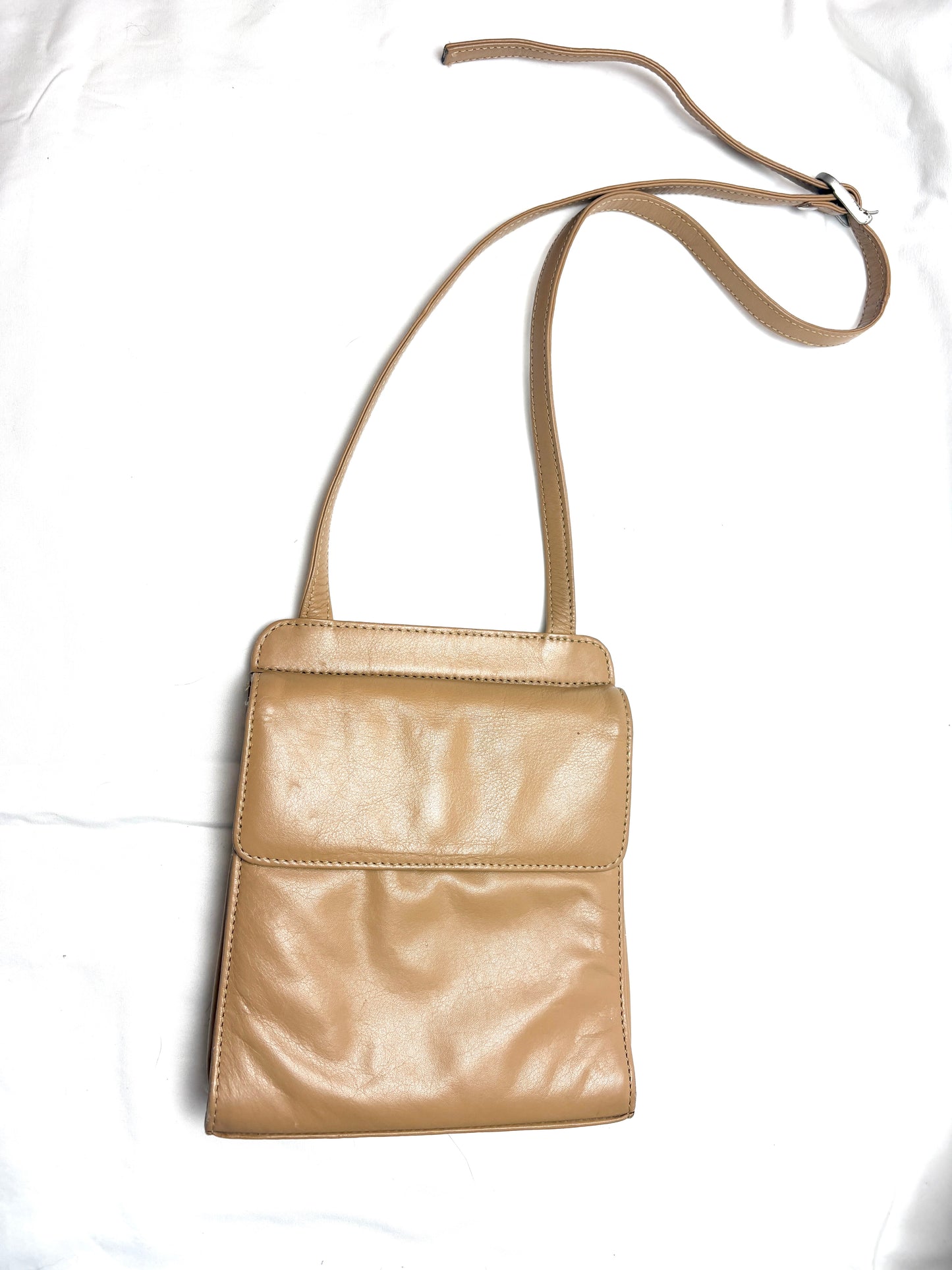 Genuine Leather Made in India shoulder bag Brown Color