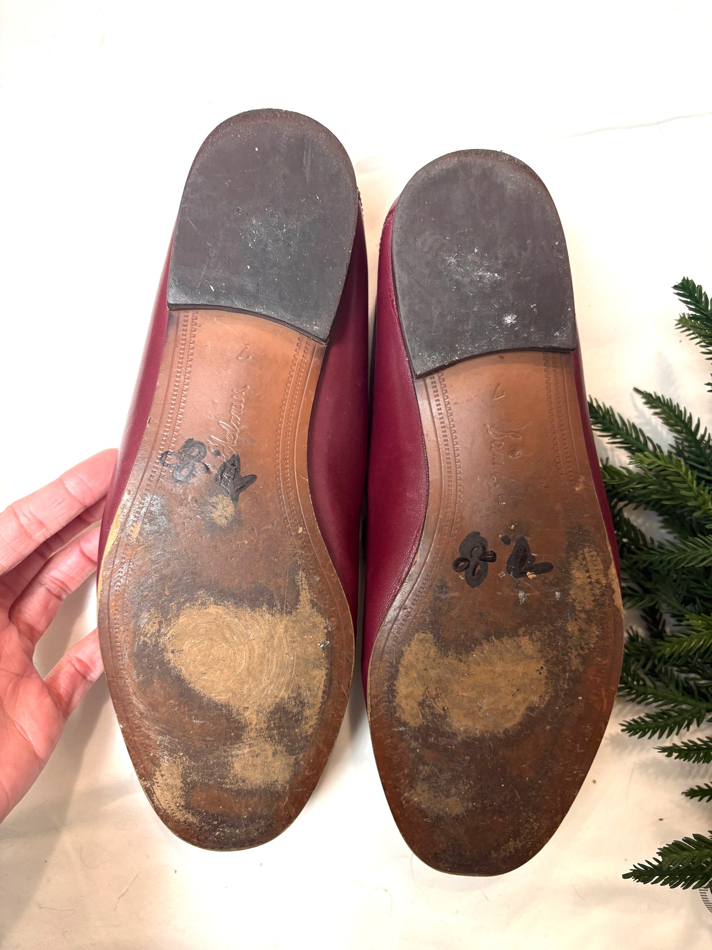 Sam Edelman Loafers, Size 7, Red Color