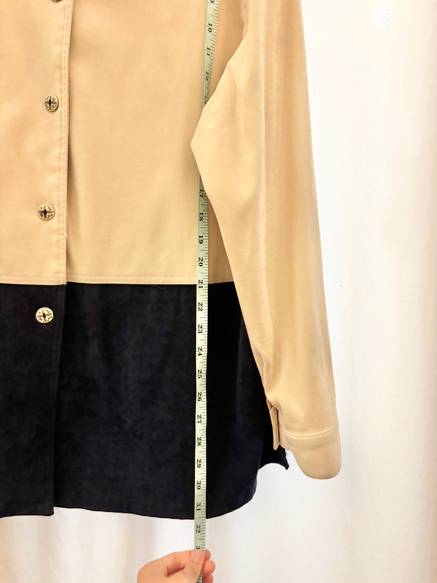 Beige & Navy Jacket