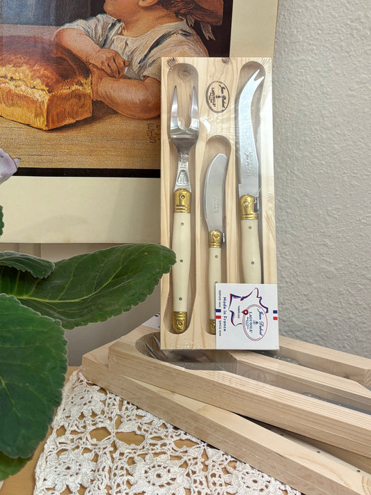Jean Dubost 3pc Cheese Set