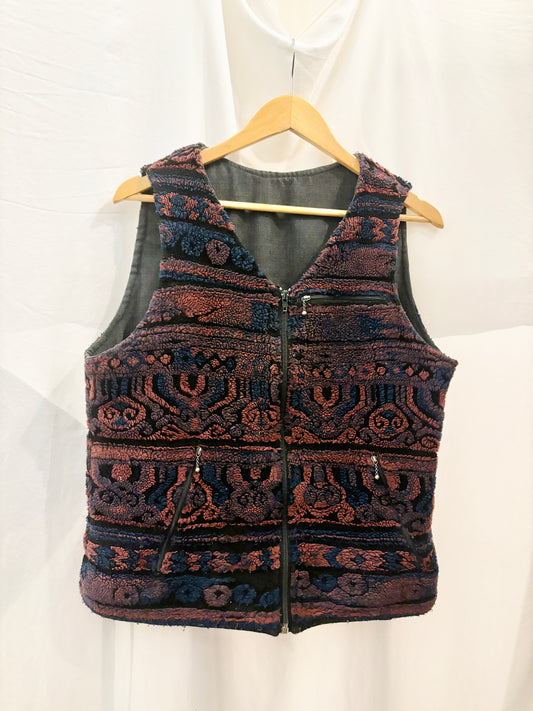 Vintage Aztec Fleece Vest