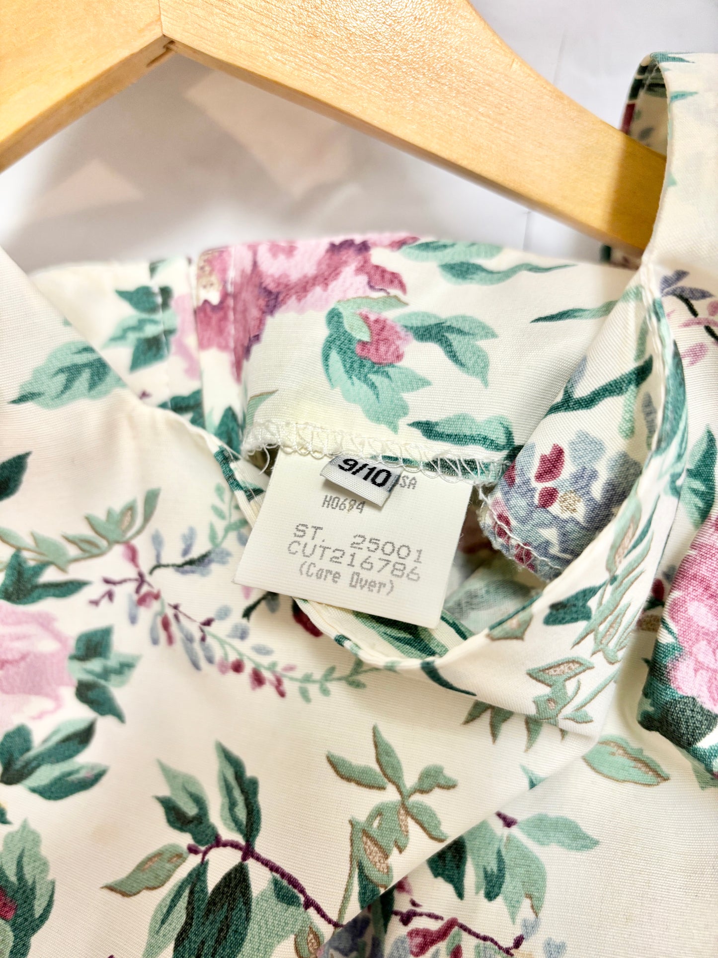 Vintage 1990s Floral Shift Dress