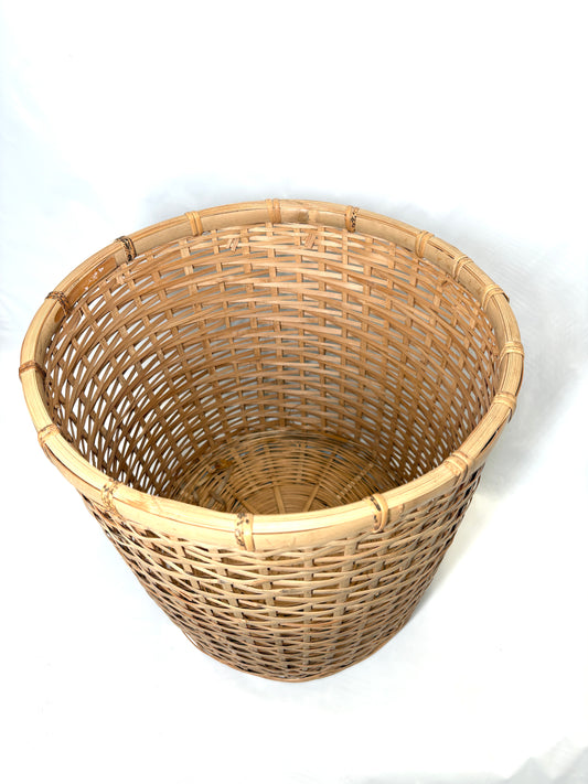Vintage Bamboo RattanBasket