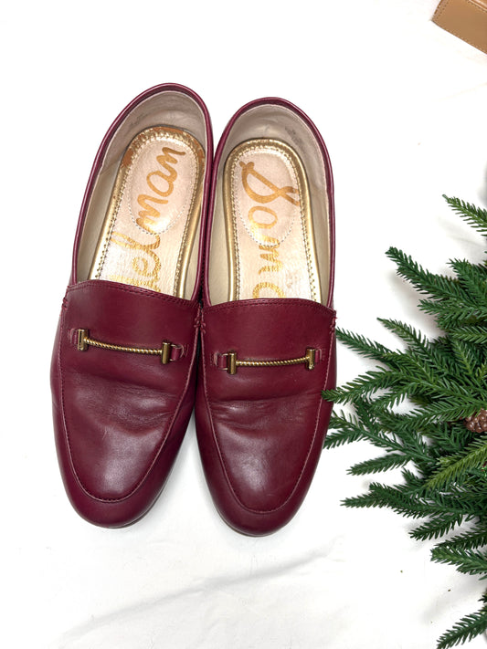 Sam Edelman Loafers, Size 7, Red Color