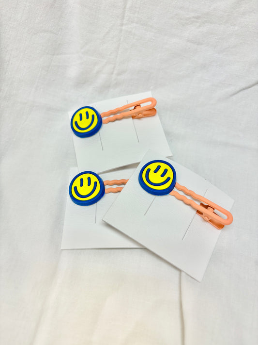 Smiley Face Hair Clip