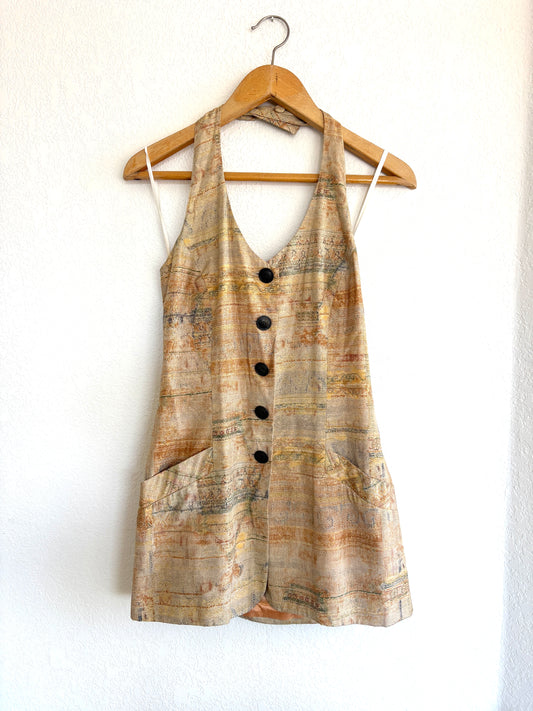 Vintage David Cline NiNa k Women's top Size 6 Ivory