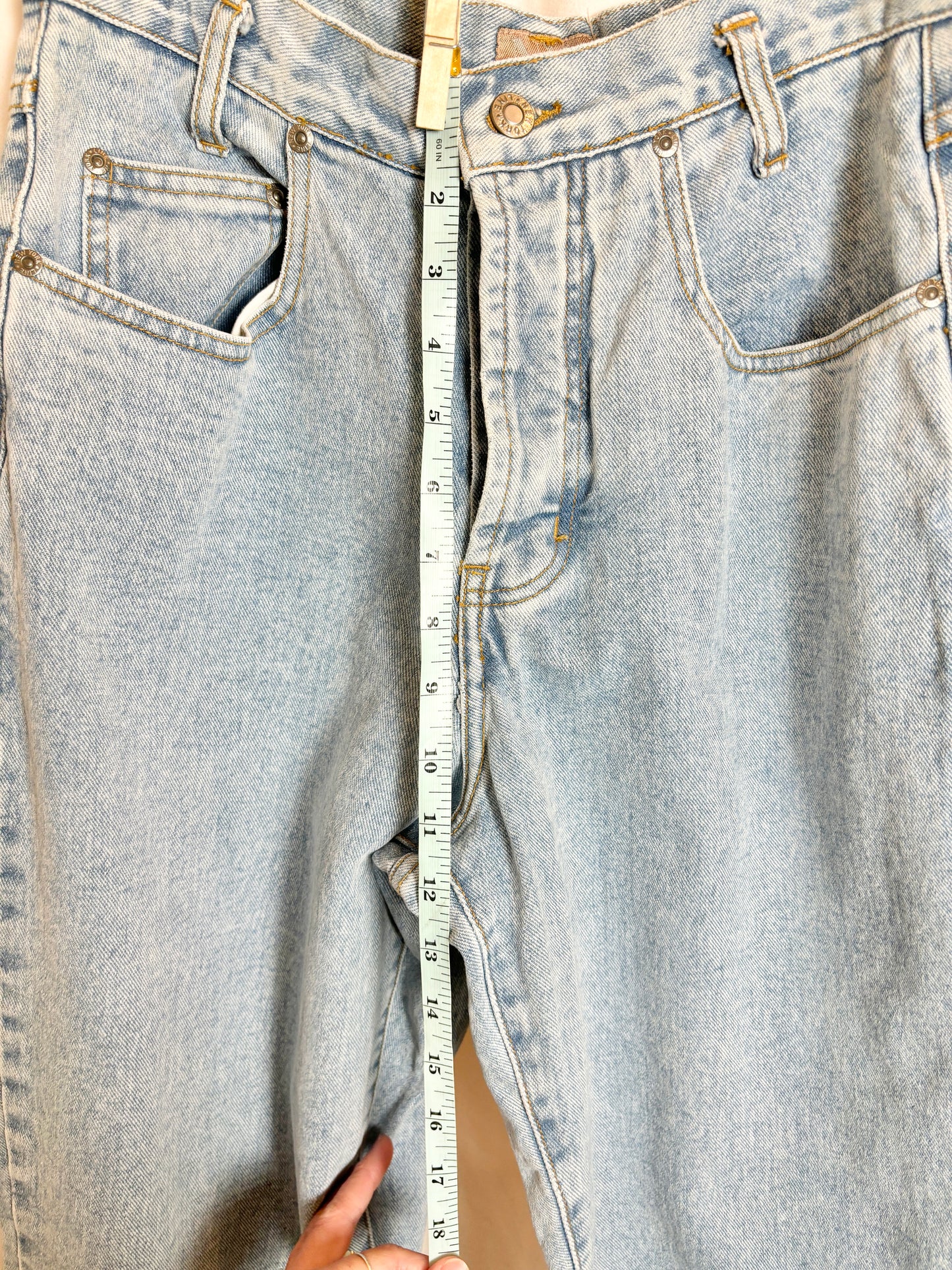 Light Wash Denim High Waisted