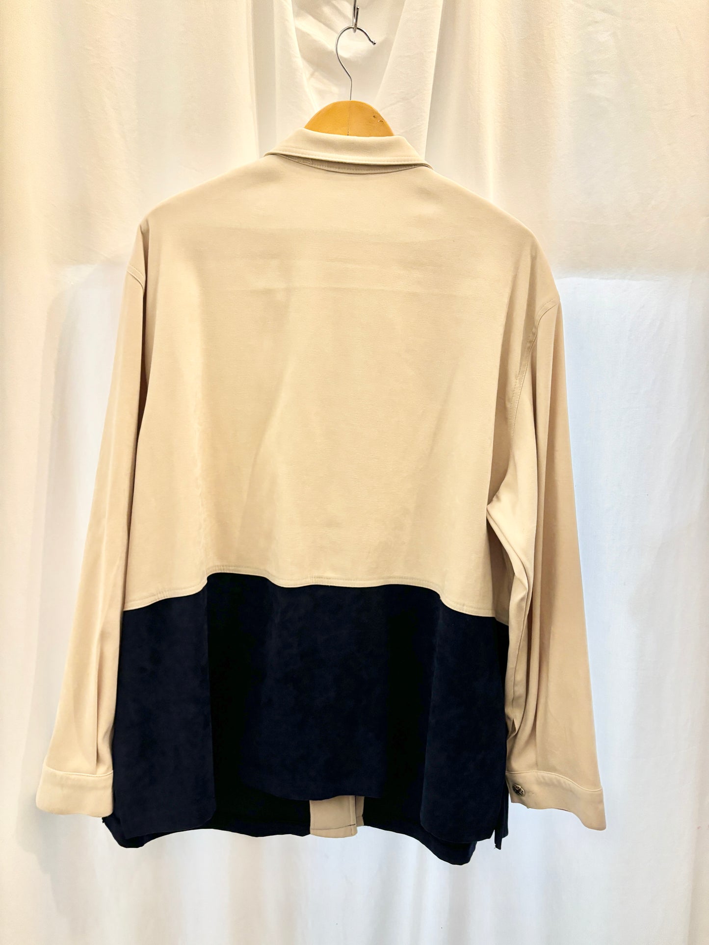 Beige & Navy Jacket