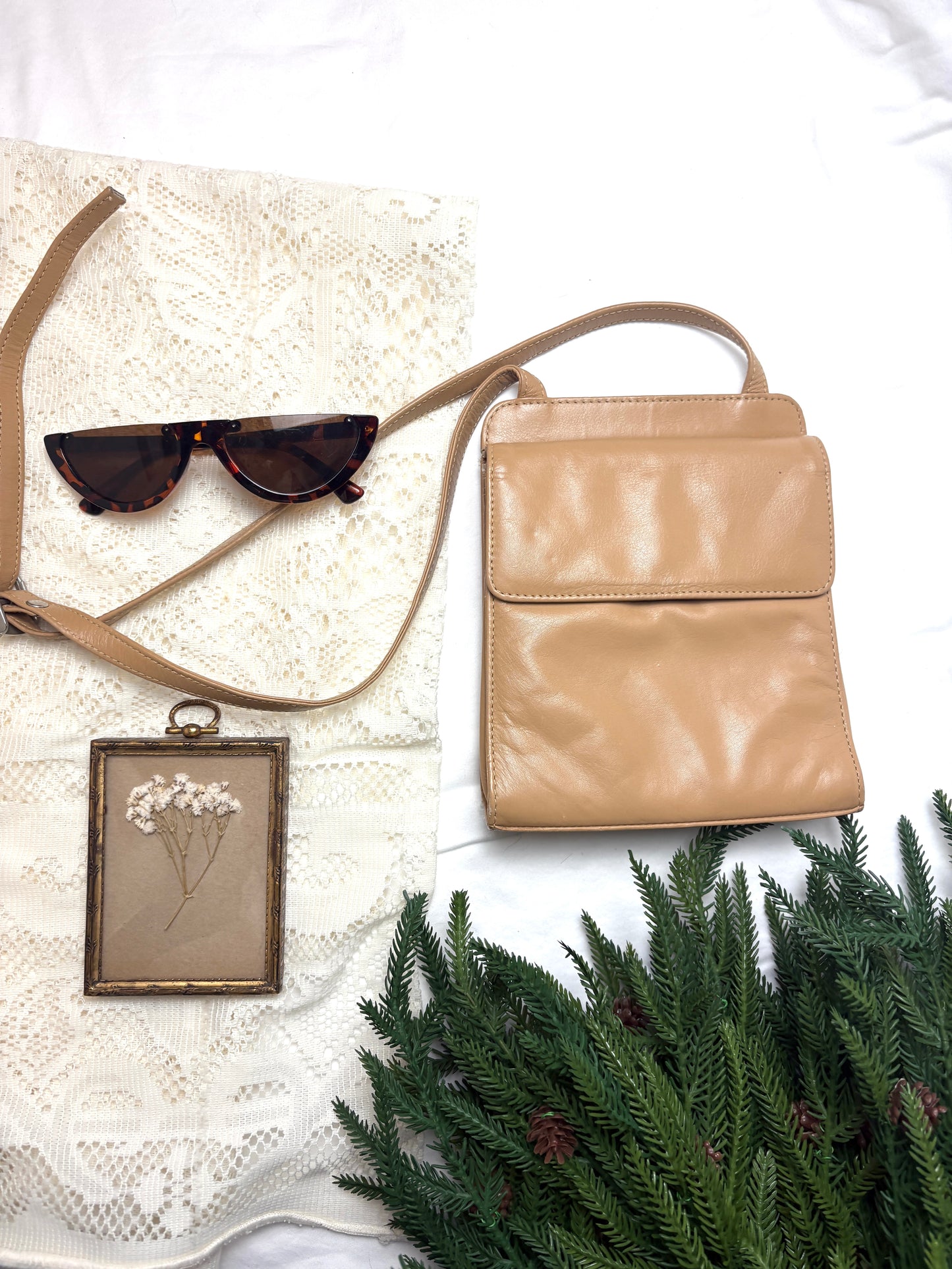 Genuine Leather Made in India shoulder bag Brown Color