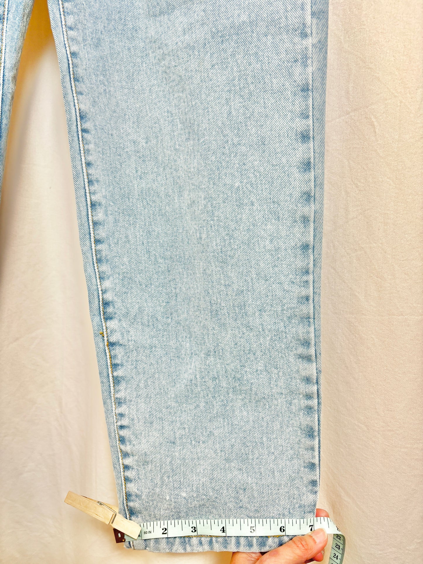 Light Wash Denim High Waisted