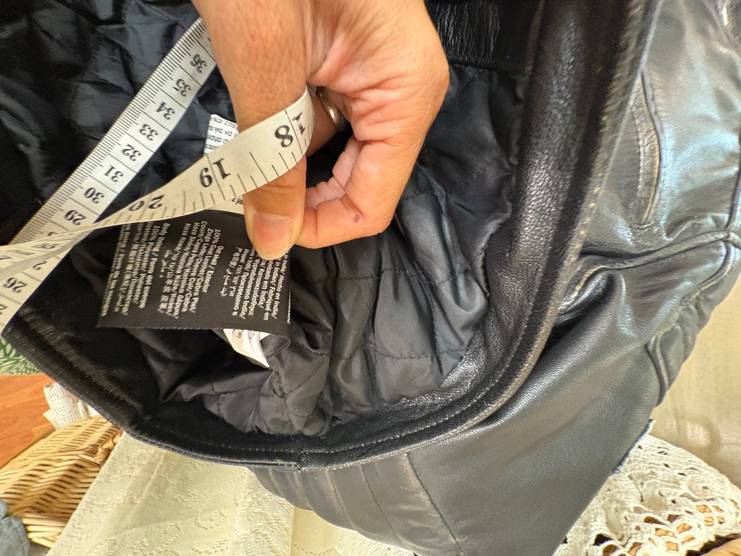 Pepe Jeans Vintage Leather Jacket Men’s XL Black Leather Biker Jacket
