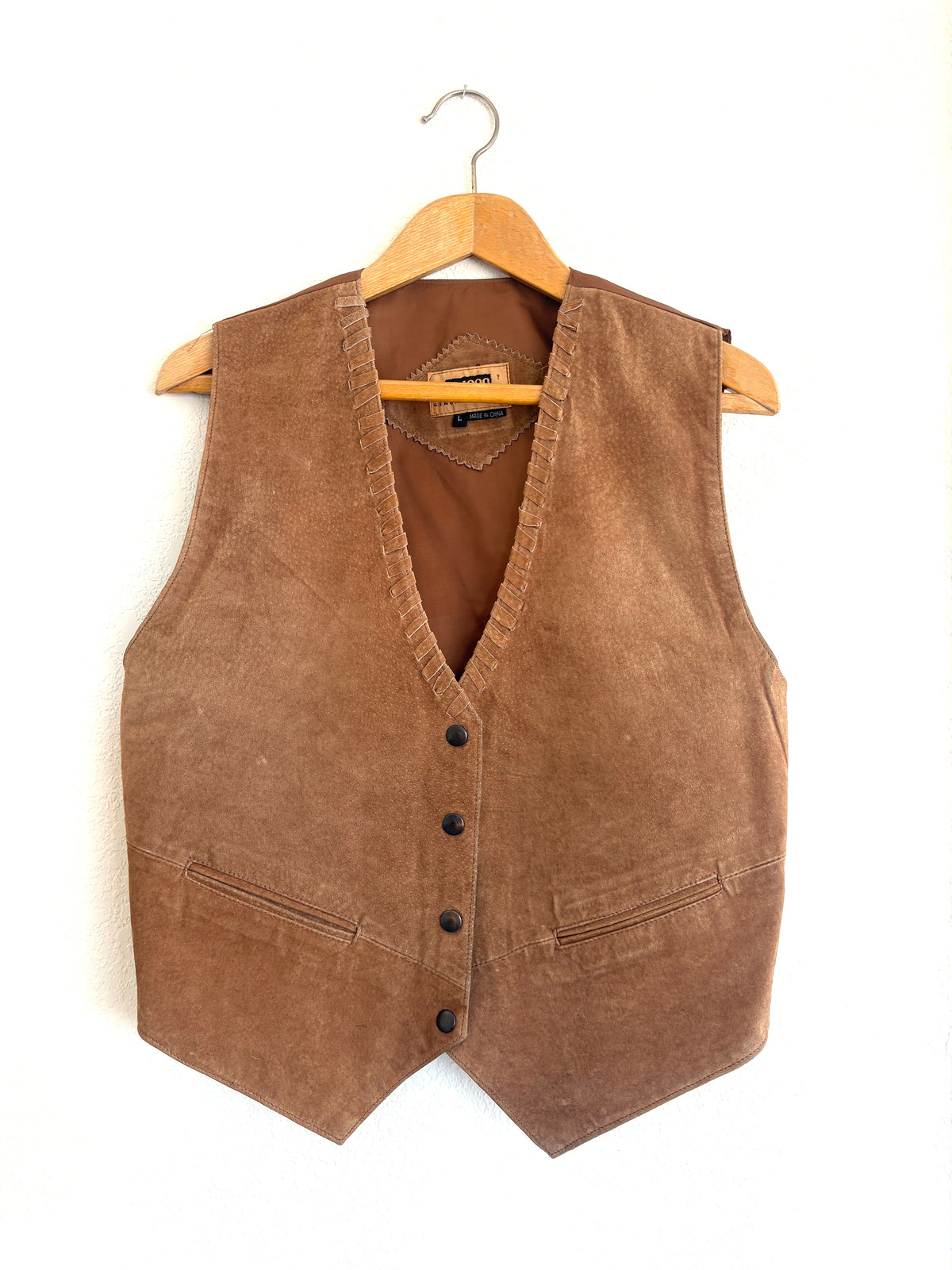 The VTG Fashions G4000 Vest in tan color