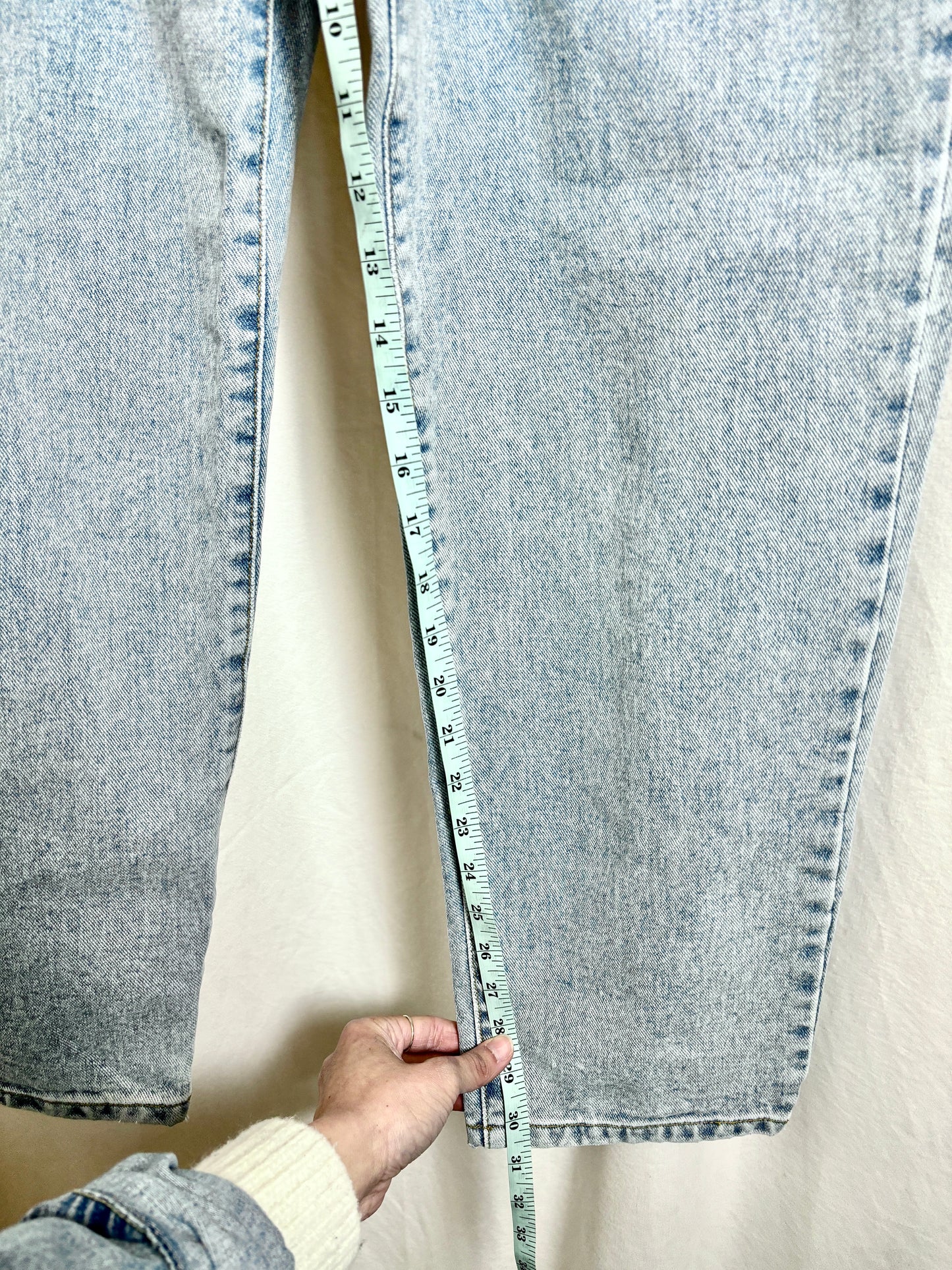 Light Wash Denim High Waisted