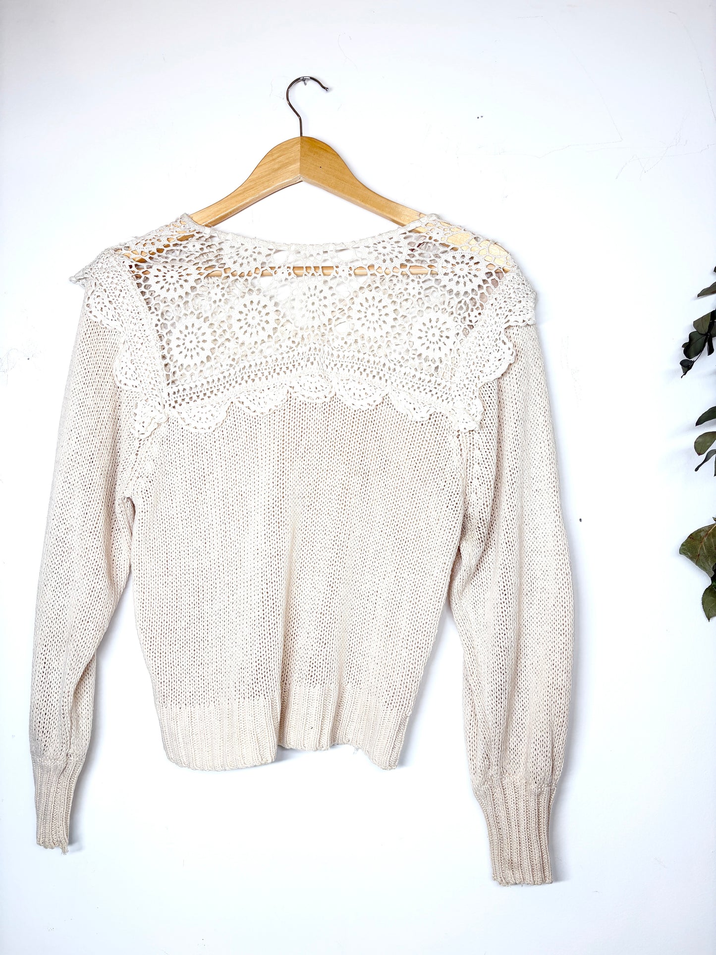 Timeless Crochet Lace Sweater
