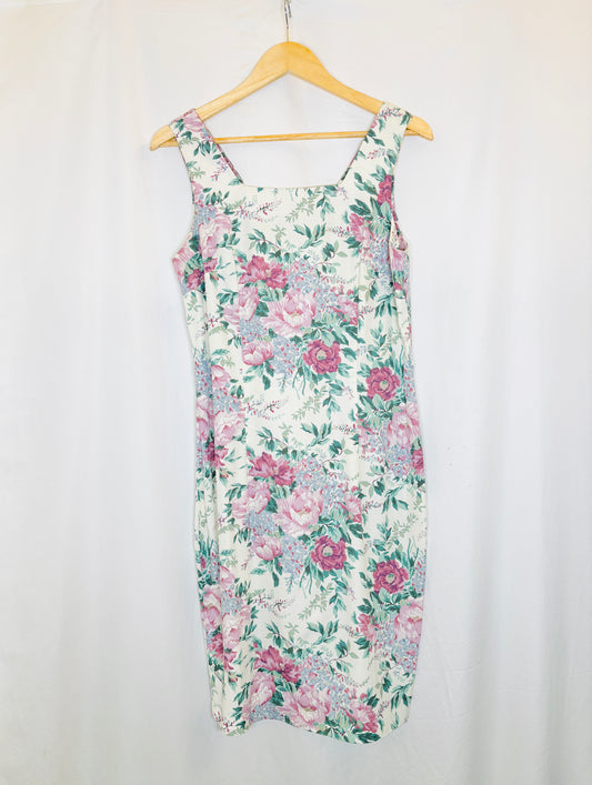 Vintage 1990s Floral Shift Dress