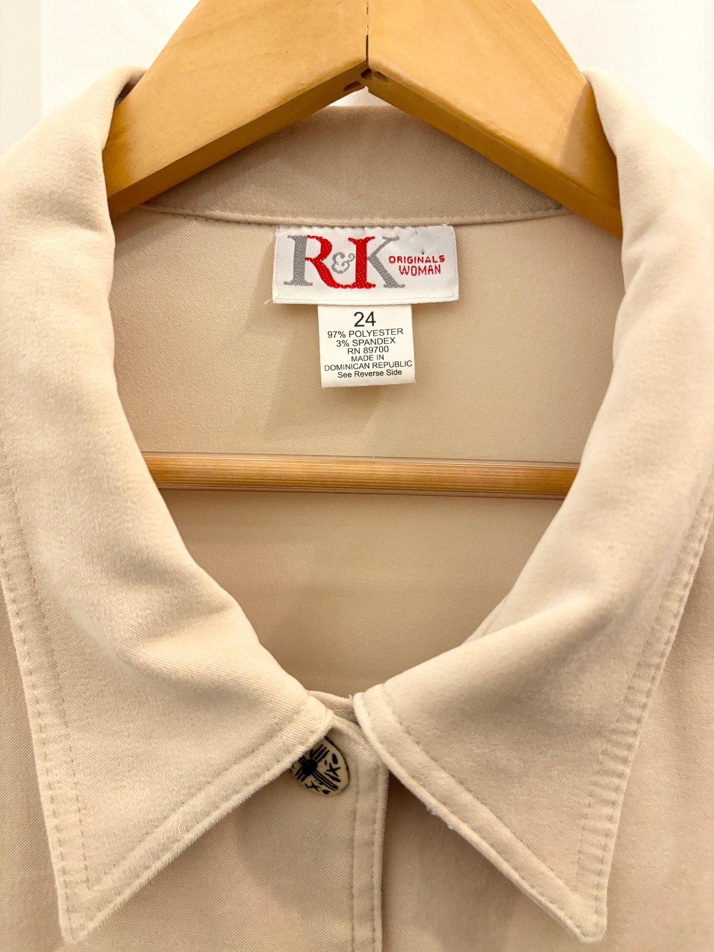 Beige & Navy Jacket