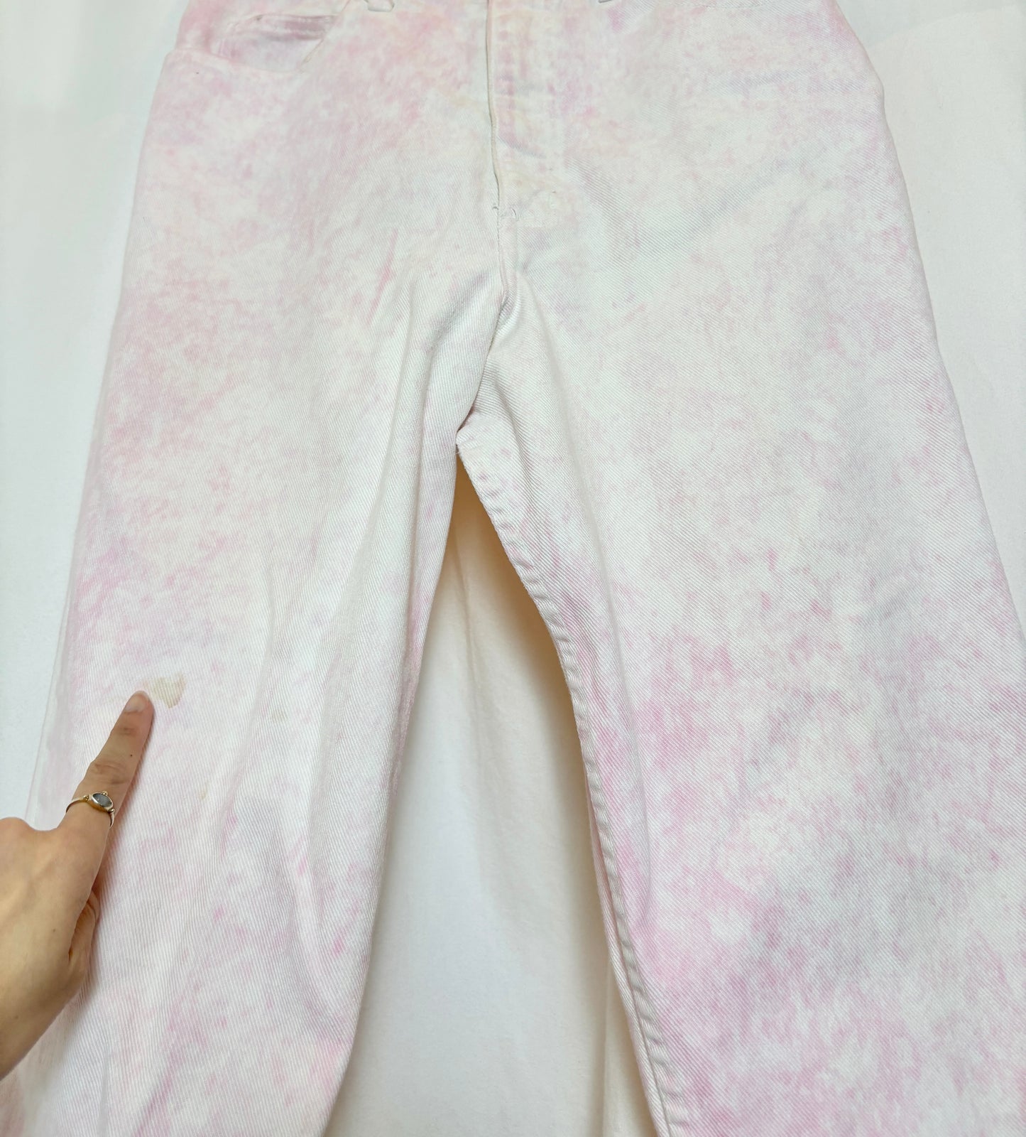 Vintage 80s LEE Pink Stone Wash